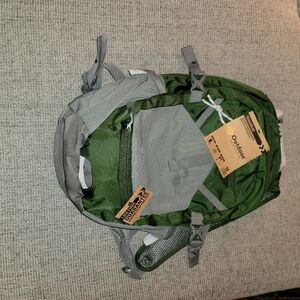 Outdoor Adventure Green and Gray Backpack